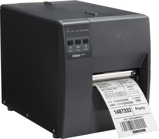 Actual product image Zebra ZT111, 12 dots/mm (300dpi), ZPLII, USB, USB host, RS232, BT (BLE), Ethernet (300 dpi)