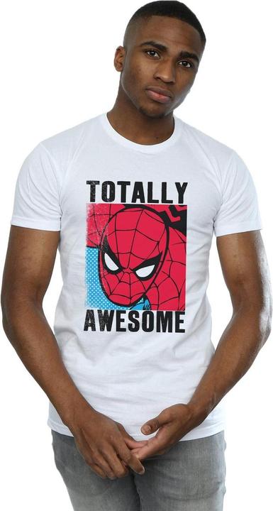 Actual product image Mens Spider-Man Totally Awesome T-Shirt (S)