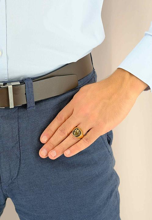 Actual product image Muau Coat of arms ring (64, 750/18 K Gold)