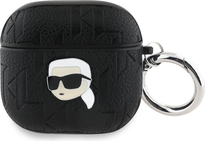 Produktbild Karl Lagerfeld Monogram Karl Head Case for AirPods 4 - Black