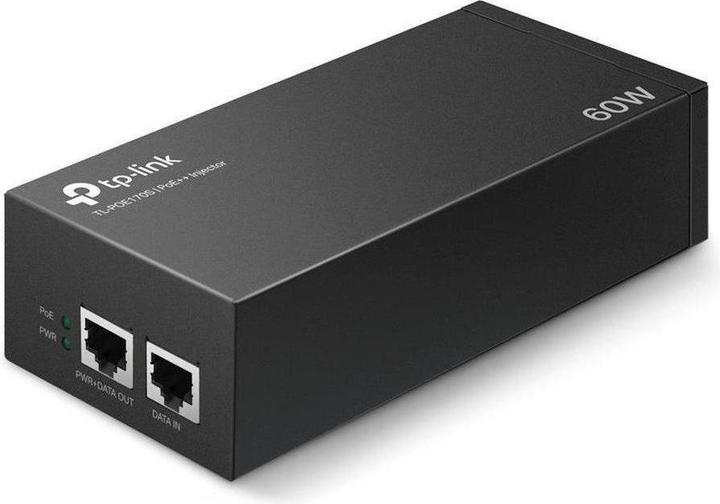TP-Link POE170S - TL- Gigabit PoE injector, 802.3af/at/bt, 60W (802.3at (PoE+), 802.3af (PoE), 802.3bt (PoE++), 60 W)