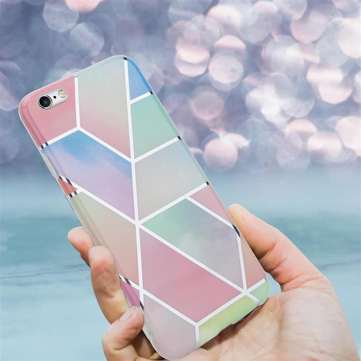 Actual product image Cadorabo IMD TPU Colorful Marble Cover (Apple iPhone 6)