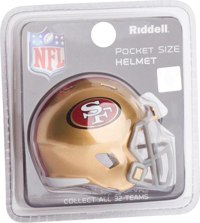 Image du produit Riddell Speed Pocket Football Casque NFL San Francisco 49Ers