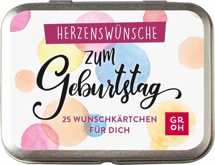 Produktbild :Herzenswünsche zum Geburtst