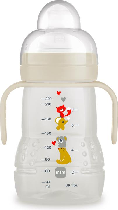 Produktbild MAM Trainer Flasche mit Griff (220 ml)