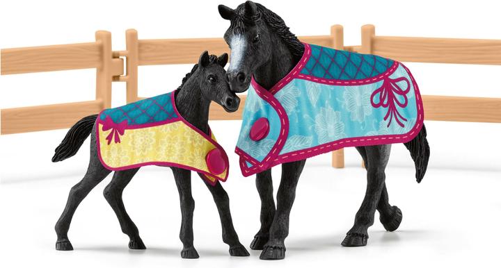 Produktbild Schleich Pferdebox mit Stute und Fohlen