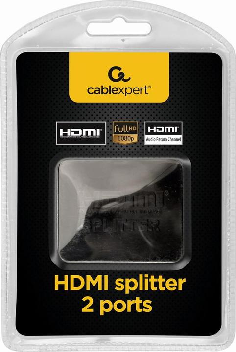 Actual product image Gembird DSP-2PH4-03 Video splitter HDMI 2x HDMI