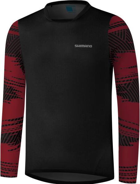 Shimano MYOKO Long Sleeve Jersey Spicy Red S (S)