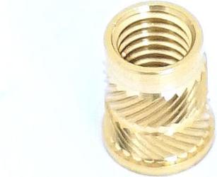Actual product image Rs Pro Threaded insert brass, M3 x 5.7mm, flange Ø 4.6mm, hole Ø 4mm, 4.6mm (100 pcs.)