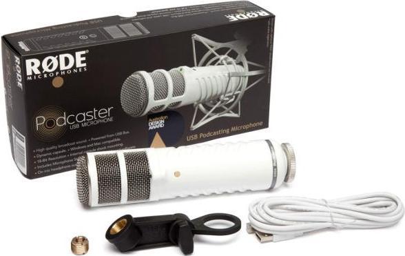 Actual product image RØDE Podcaster USB microphone with microphone stand