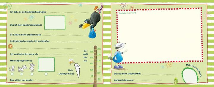 Actual product image Der kleine Rabe Socke: Alle meine Kindergarten-Freunde (German, Annet Rudolph, 2023)