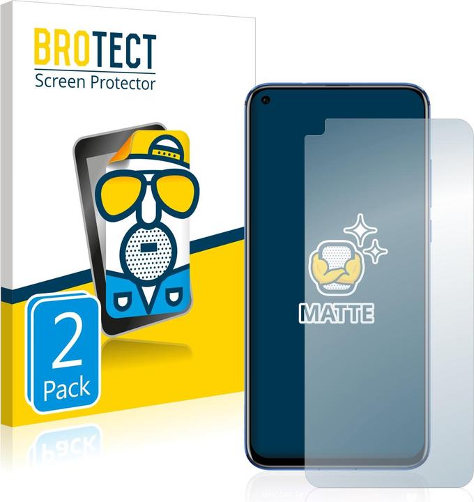 Actual product image BROTECT Anti-glare screen protector matt (2 Piece, Honor View 20)