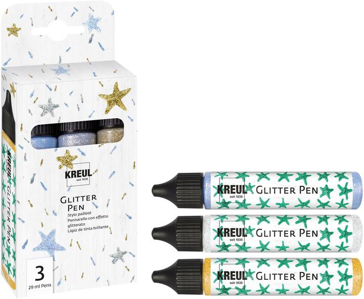 Image du produit Kreul Stylo à paillettes (Argent, Or, 29 ml)