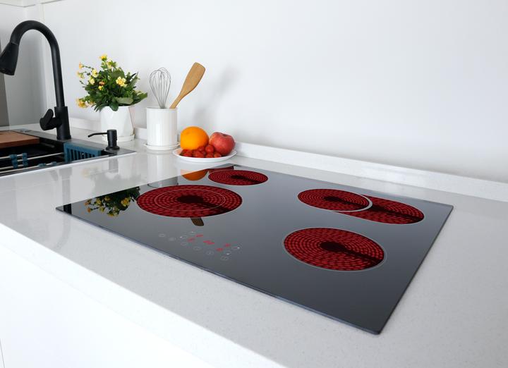 Actual product image PKM KHKF4-2KB G Hob self-contained built-in 60cm glass ceramic roasting zone