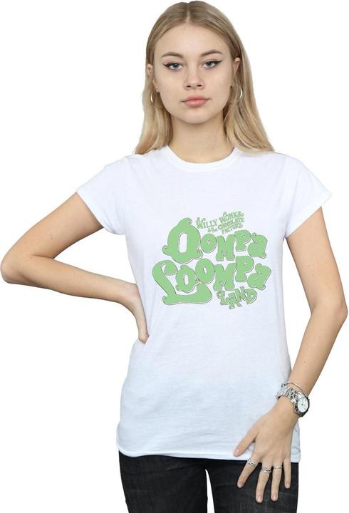 Actual product image Willy Wonka & the Chocolate Factory Womens/Ladies Oompa Loompa Land Cotton T-Shirt (S)