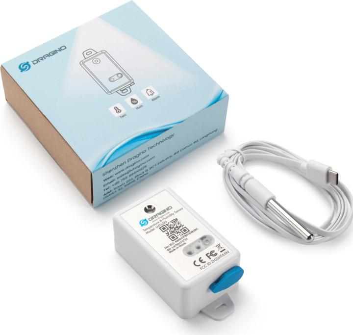 Actual product image Dragino LHT65N E3 LoRaWAN Temperature and Humidity Sensor (Heating actuator)