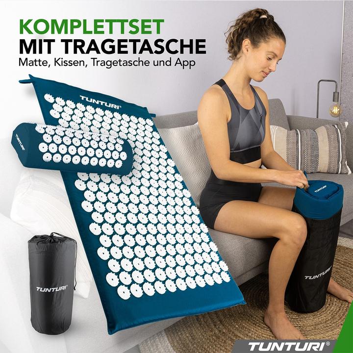 Actual product image Tunturi Acupressure Mat And Pillow