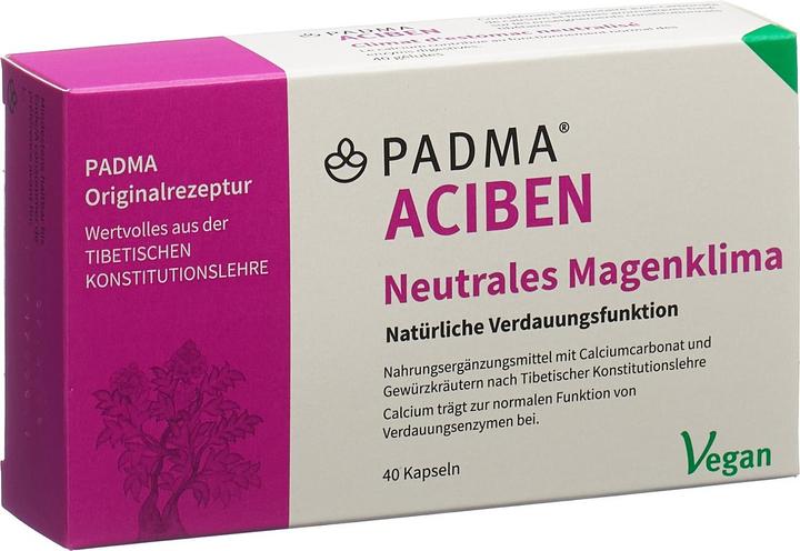 Padma Aciben ausgeglichenes Magenklima (40 Stück, Kapseln, 40 g)