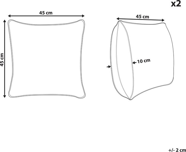 Produktbild Beliani Pictus (45 x 45 cm)