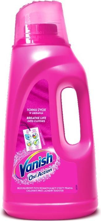 Vanish Oxi Pink Wäschefleckentferner Flüssigkeit Farbe 2 l (Gel)
