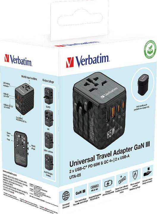 Productafbeelding Verbatim Universele reisadapter