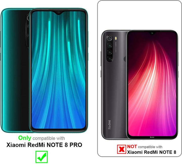 Productafbeelding Cadorabo Boek Onzichtbare Magneethoes (Xiaomi Redmi Note 8 Pro)