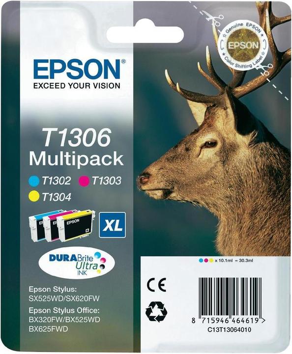 Actual product image Epson T1306 DuraBrite Ultra (M, Y, C)