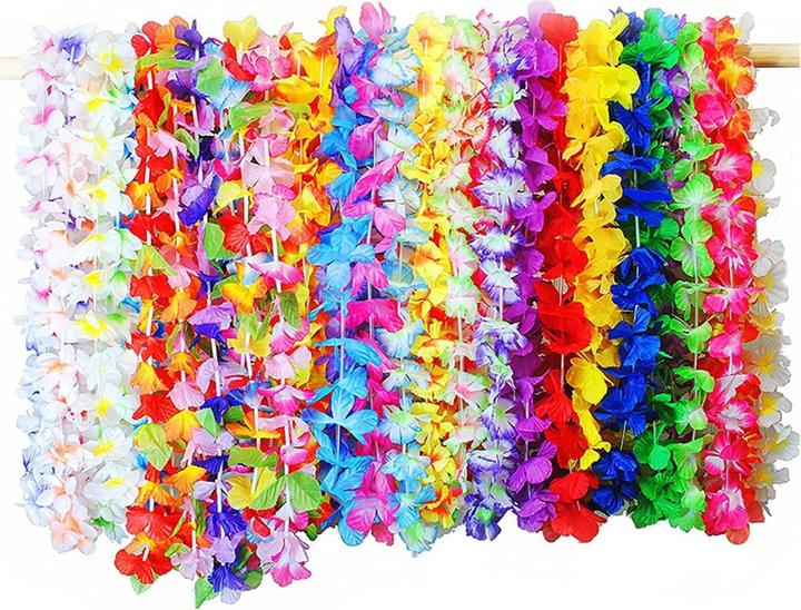I Am Creative Hawaii Blumen Kette Party Accessoires Deko OneSize 36er Set