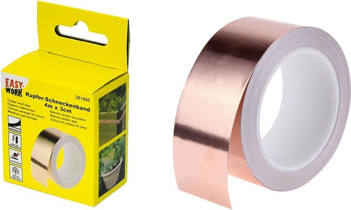 Easy Work Ruban à vis sans fin cuivre 4 m x 3 m (30 mm)