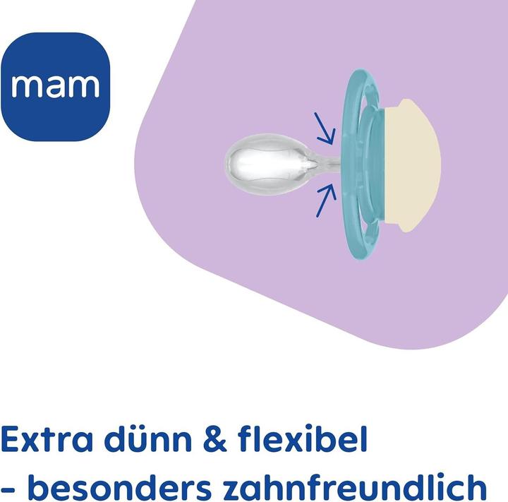 Produktbild MAM Perfect Silikon Schnuller 2 Stück, ab 16 Monate (2 x, ab 16 Monaten)