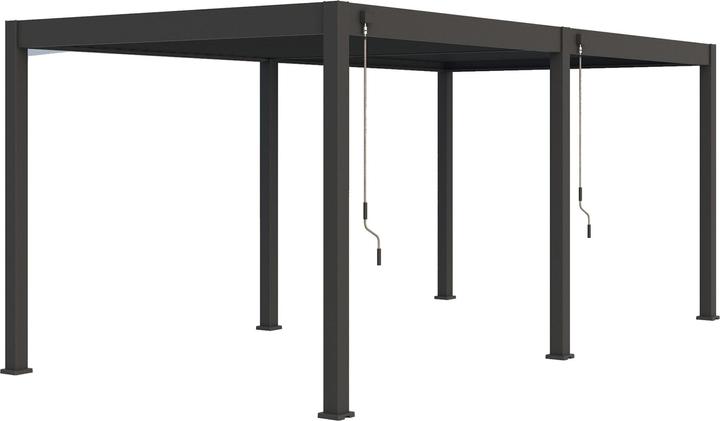 Immagine prodotto Ventaris Pergola Deluxe Plus 3x6m con tetto a doghe antracite (300 cm, 600 cm)