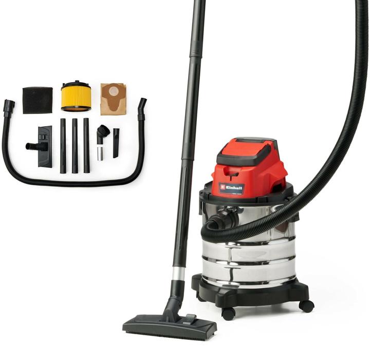 Image du produit Einhell TC-VC 18/20 Li S Solo (Aspirateur eau et poussière)