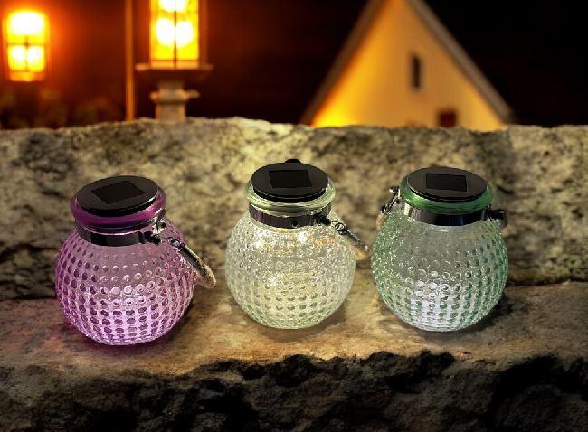 Actual product image GuGus Solar glass lantern set of 3 (3 x)