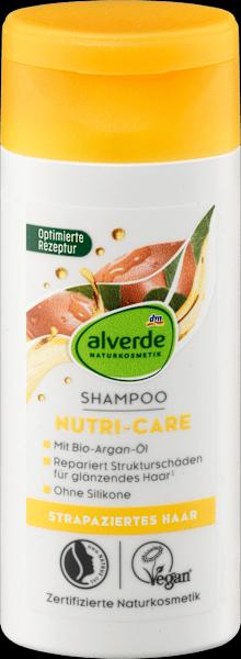 Image du produit dm alverde Shampooing Nutri Care Huile d'argan bio et extrait de jojoba bio Taille de voyage (Shampoing liquide)