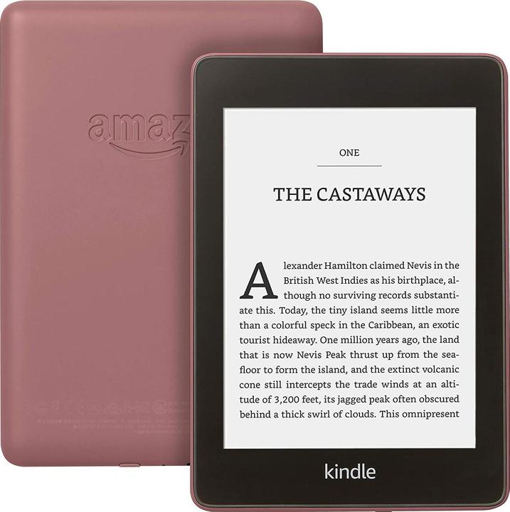 Amazon Kindle Paperwhite (6", 8 GB, Plum, move on, Easier packing)
