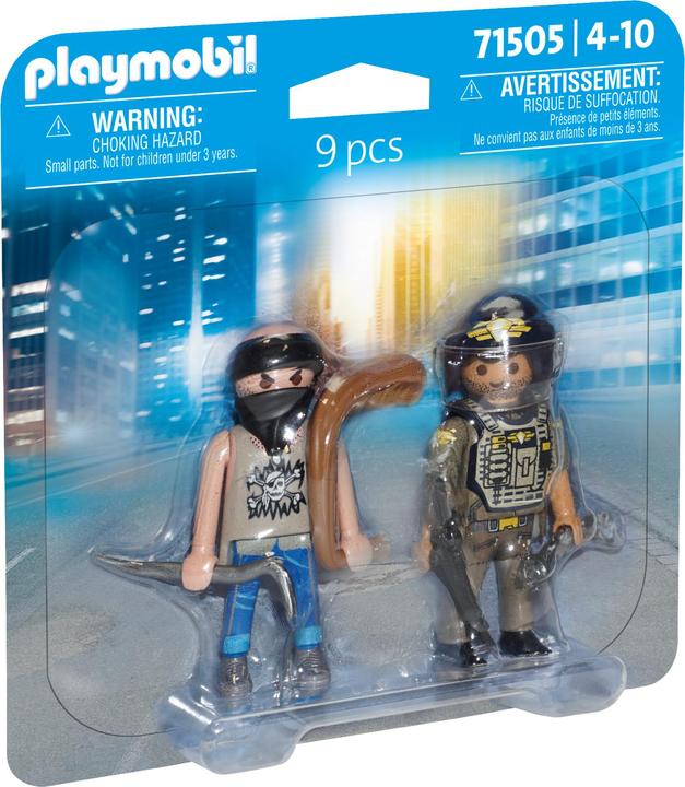 Immagine prodotto Playmobil DuoPack SWAT & Bandit (71505, Playmobil Città d'azione)