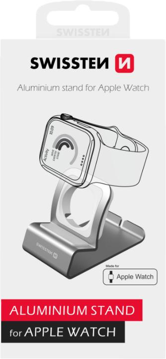 Actual product image Swissten Aluminum Stand for Apple Watch