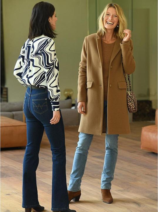 Actual product image Anne Weyburn Half-length coat with button fastening (38)