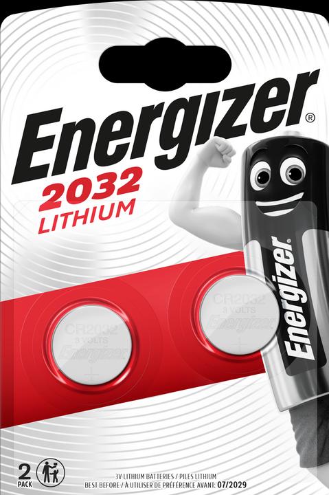 Energizer CR2032 Lithium (2 pcs, CR2032, 235 mAh)