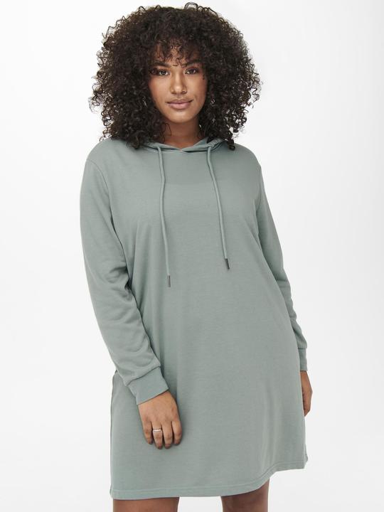 Image du produit Only Tunique curvy à capuche - robe sweat (S)