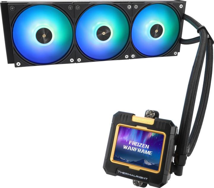 Produktbild Thermalright Frozen Warframe 360 Black ARGB - AIO, 360mm, LCD