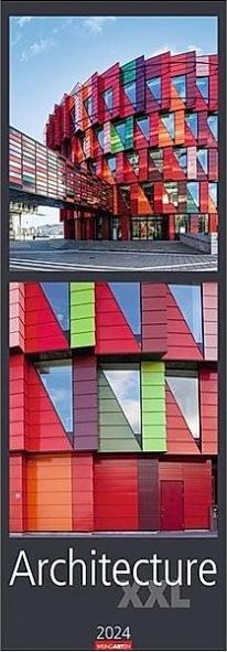 Produktbild Architecture XXL Kalender 2024 (34 x 98 cm, Deutsch)