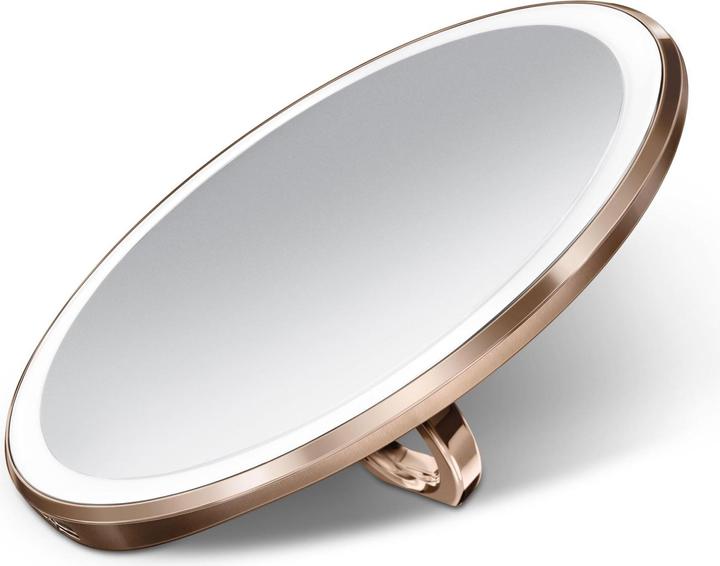 Simplehuman Kosmetikspiegel mit Sensor Compact Rosegold (6 x 15.5 x 15 cm)