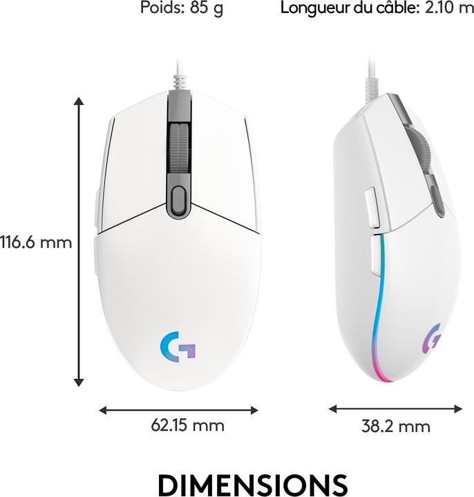 Actual product image Logitech G G203 Lightsync (Cable)