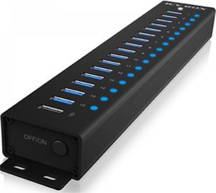 Actual product image Icy Box IB-HUB1717-U3 (USB-C, 17 Ports)