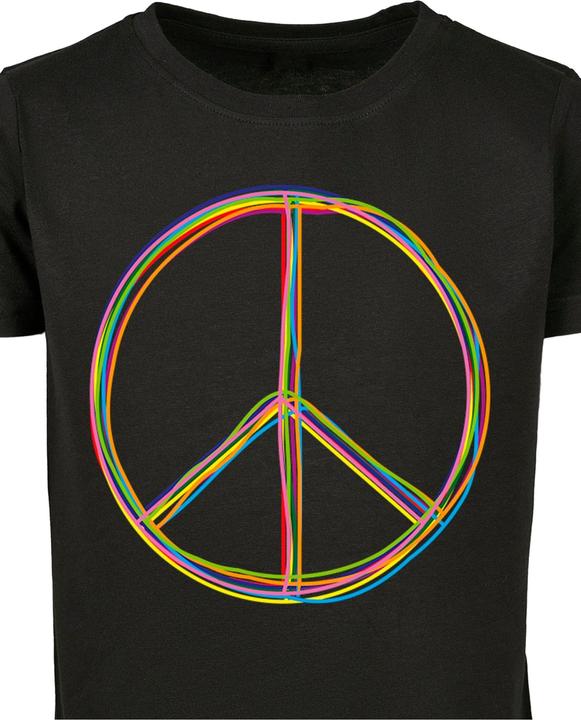 Immagine prodotto Merchcode Ragazze Peace - Maglietta a maniche corte multicolore - 167905 (134)