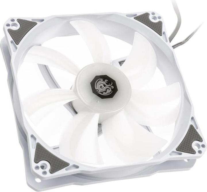 Produktbild Bitspower Notos RGB PWM Lüfter, 120mm - weiss, 5er-Pack (120 mm, 5 x)