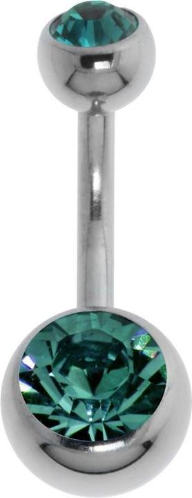 Bijouteria Bauchpiercing (Edelstahl, Zirkonia)