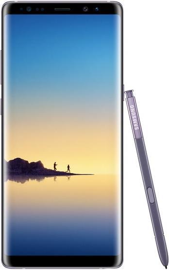 Actual product image Samsung Galaxy Note8 (128 GB, Orchid Gray, 6.30", Hybrid Dual SIM, 12 Mpx, 4G)