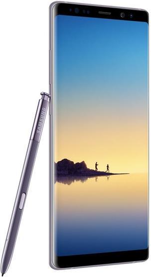 Actual product image Samsung Galaxy Note8 (128 GB, Orchid Gray, 6.30", Hybrid Dual SIM, 12 Mpx, 4G)
